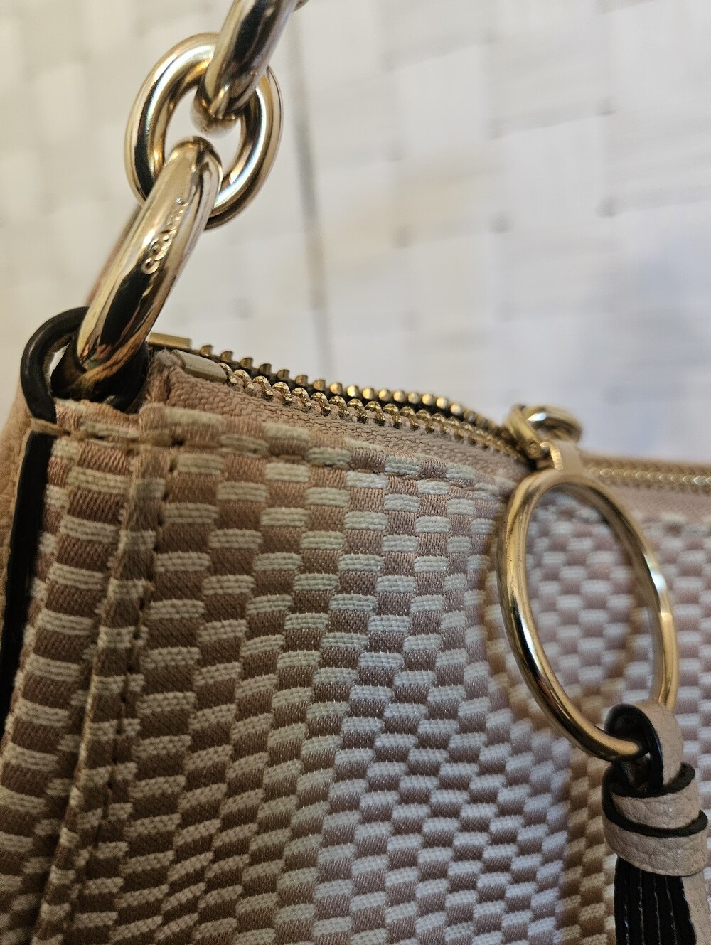 Coach Sutton Hand Bag in Beechwood Legacy Jacquard Print 67367 - Picture 5 of 9